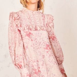 LoveShackFancy Saffron Dress SIZE 2 NEW WITH TAGS